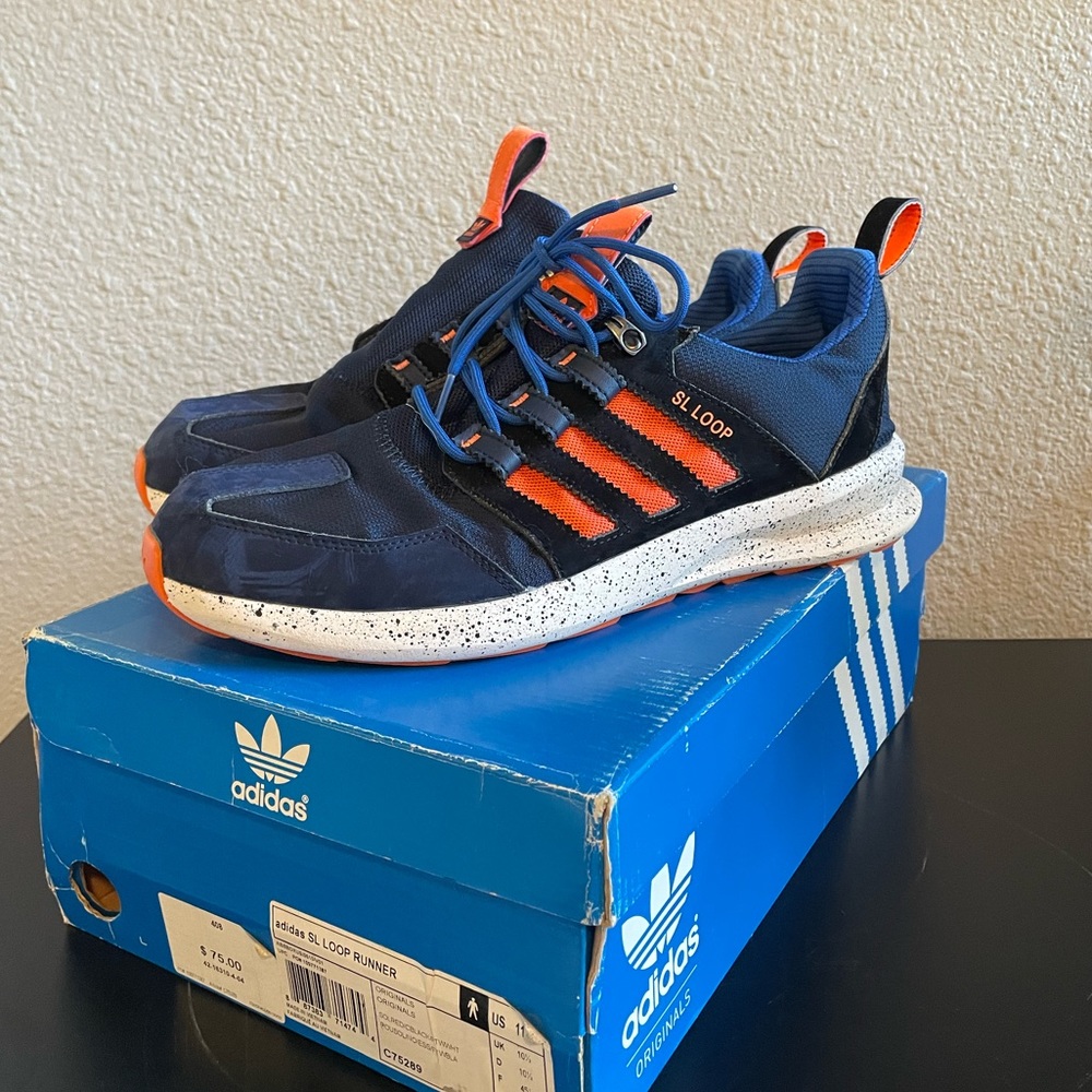 Adidas SL Loop Runny Navy Orange Men’s Sneakers